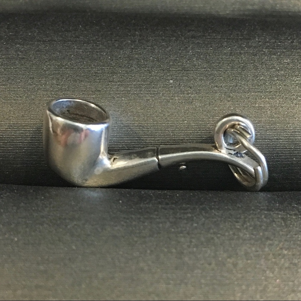 Sterling Pipe Charm